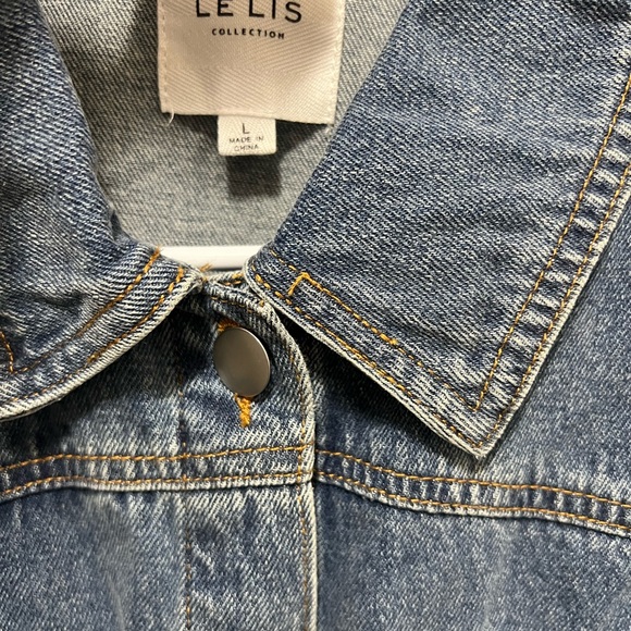 FITTED DENIM UTILITY DRESS Size L - Picture 13 of 14